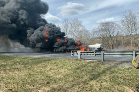 I-70 in Frederick Co. completely reopens 13 hours after fatal, fiery fuel truck crash