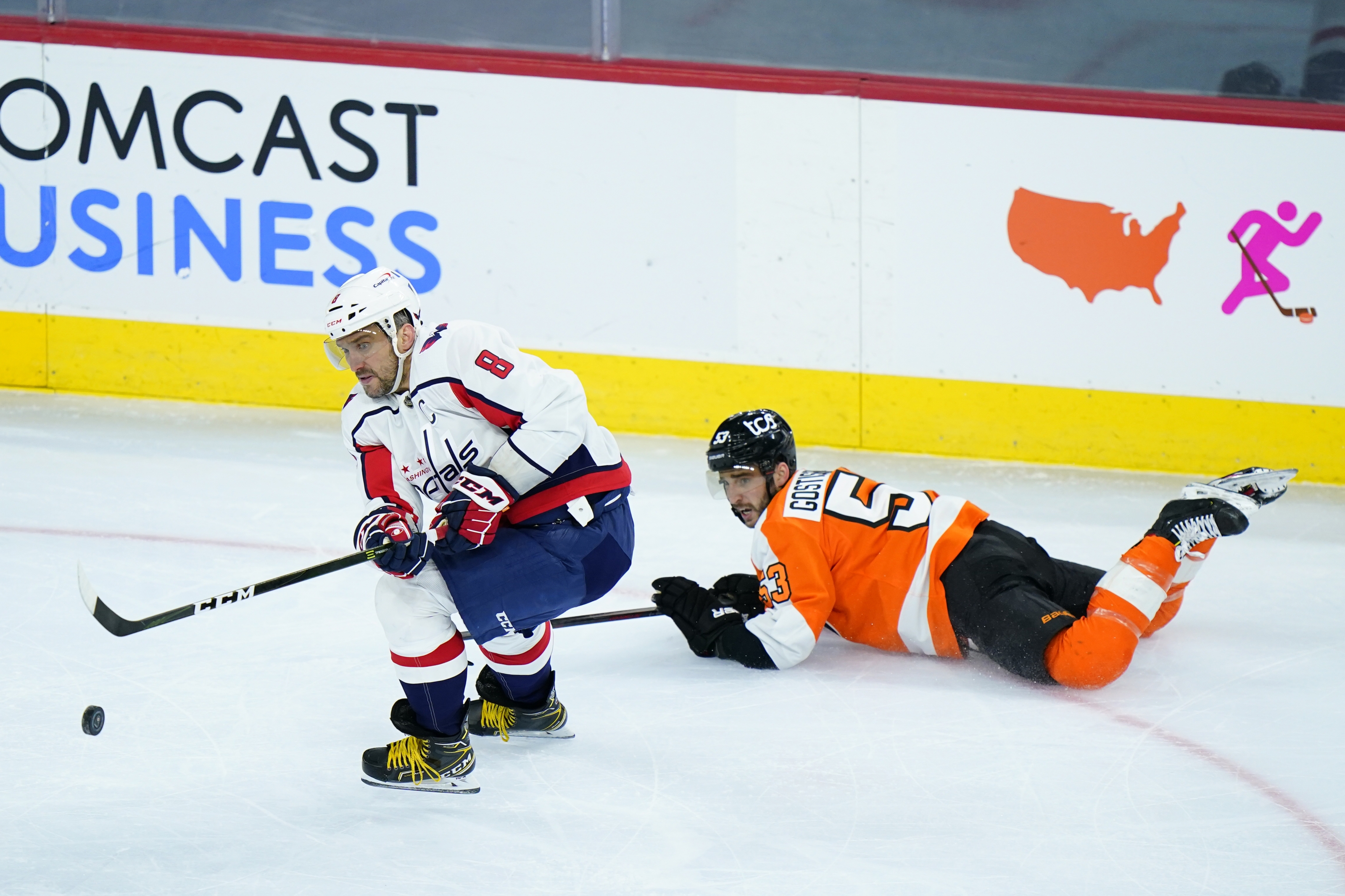 Flyers vs. Caps: Fans at Wells Fargo Center for Flyers' 3-1 loss