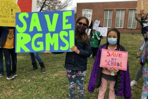 Parents, students demonstrate to keep their Prince George’s County school