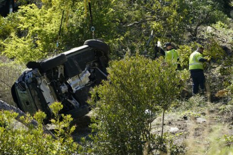 Detectives look at SUV’s ‘black box’ from Tiger Woods crash