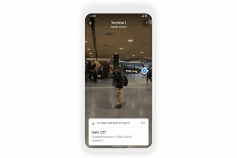 Google Maps adding new features, including augmented reality for (eventually) getting around airports and malls