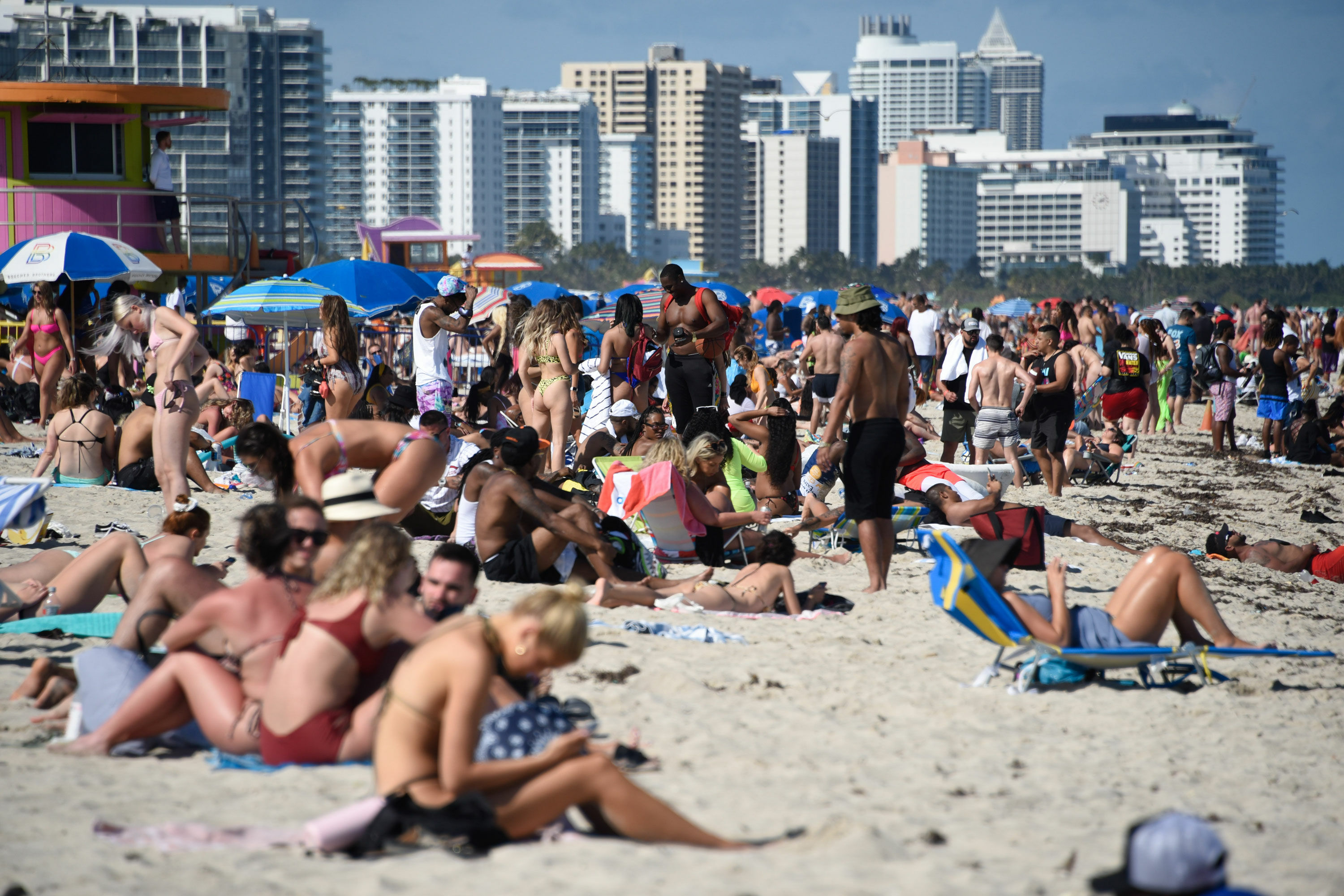 A Florida mayor says “too many people” are coming for spring break, while authorities ask for surveillance