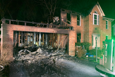 Early morning Maryland fires displace 4, injure firefighter