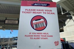 <p>Fans will have to display their ticket to the game on their phone. Nationals Park is no longer accepting paper tickets.</p>
