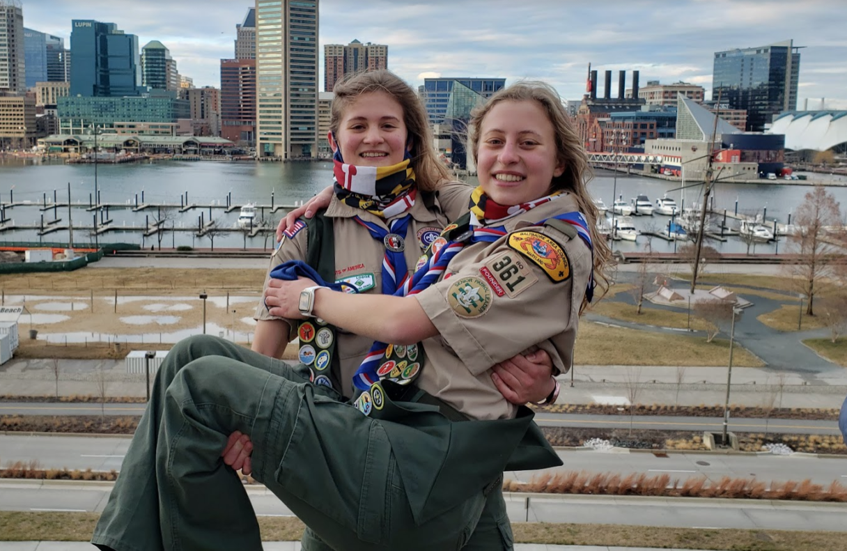 <p>Sierra and Dayna Rohmann, 16-year-old twins from Glenelg, Maryland, have made history as part of the BSA’s inaugural group of nearly 1,000 girls to earn the rank of Eagle Scout.</p>
<p>They come from a Scouting family.</p>
<p>“Ever since the girls could speak, it seemed like they were asking, ‘When can we be Cub Scouts? When can we be Cub Scouts like our brothers?” said their dad, Tom Rohmann, who said his boys, Tommy and Austen, are Eagle Scouts too.</p>

