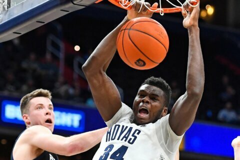 Georgetown center Qudus Wahab enters transfer portal