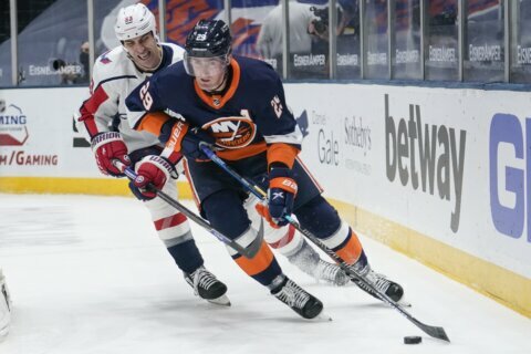 Nelson’s late goal gives Islanders 1-0 win over Capitals