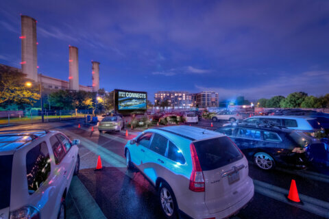 Capitol Riverfront spring drive-in screens movies about post-pandemic hopes