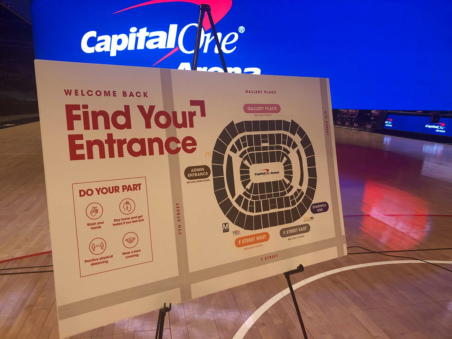 What to expect as Capital One Arena prepares to reopen to fans - WTOP News