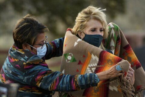 Navajo students describe pandemic struggles to Jill Biden
