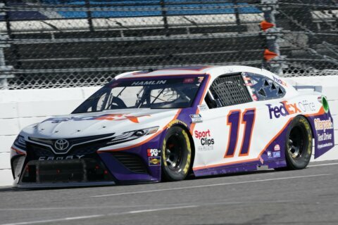 The Latest: NASCAR’s Bubba Wallace urging COVID vaccinations