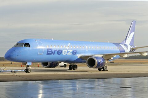 Breeze Airways lands at Dulles with nonstops to smaller markets