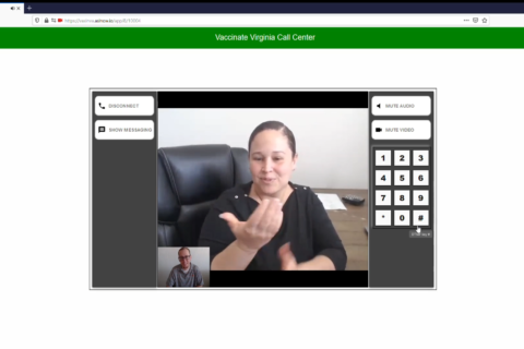 Virginia becomes 1st state to offer ASL video chats for COVID-19 call center