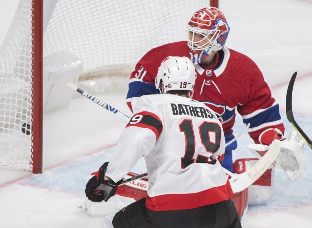 Batherson stars as Senators shut out Canadiens 4-0