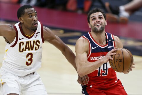 Westbrook posts 31st triple-double, Wizards rout Cavs 122-93