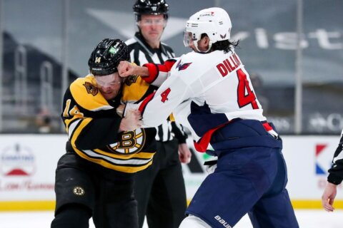 How a Brenden Dillon fight sparked the Caps to a big win in Boston