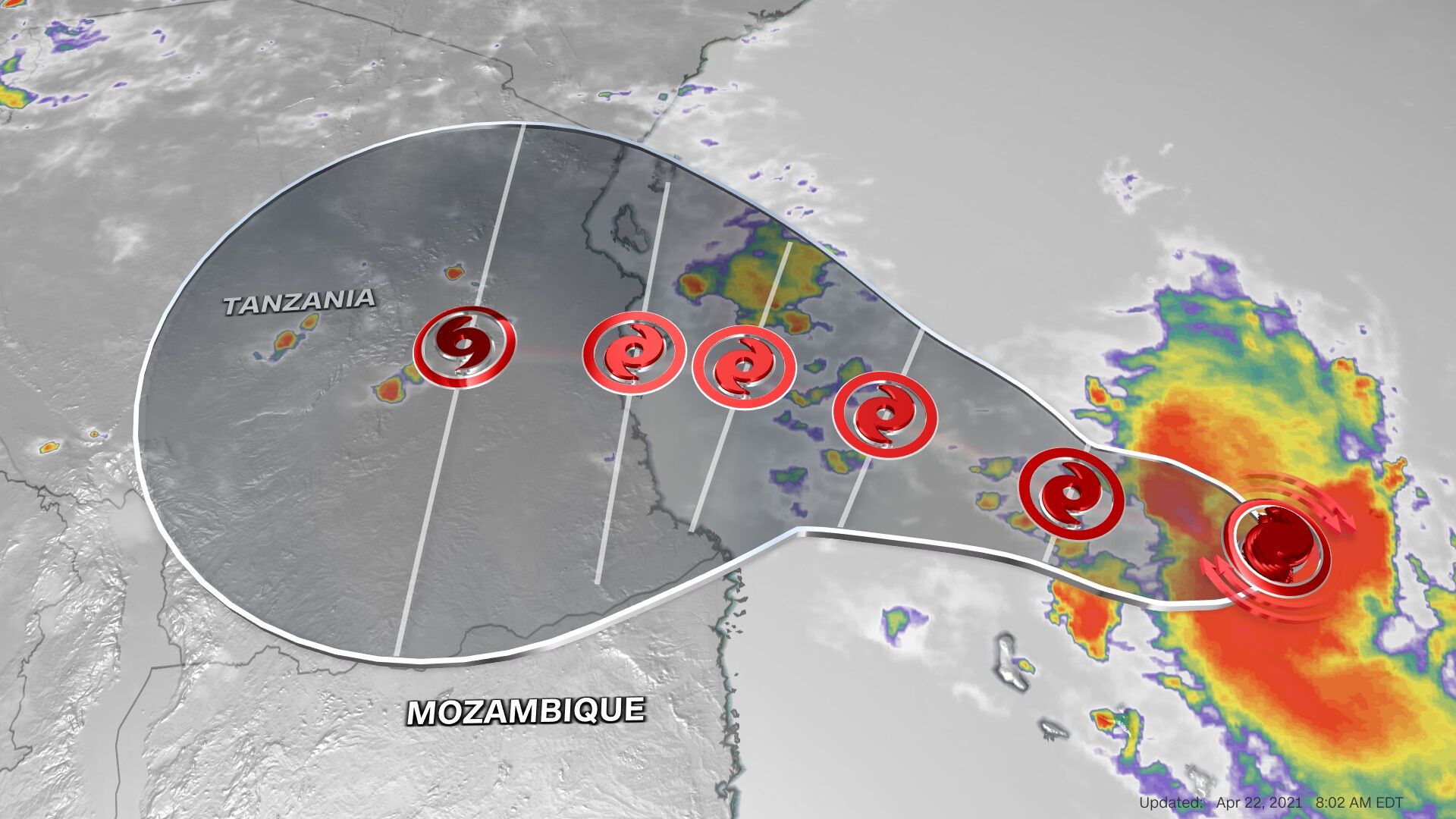 A rare tropical cyclone is approaching one of Africa’s most populated