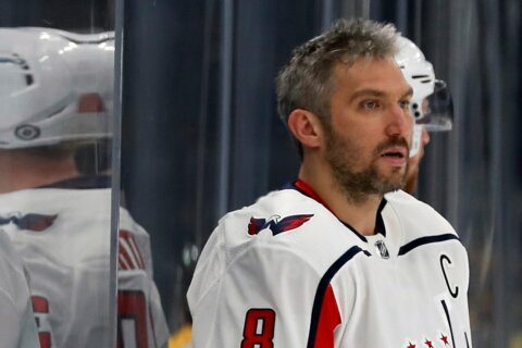 Caps’ Alex Ovechkin day-to-day with lower-body injury