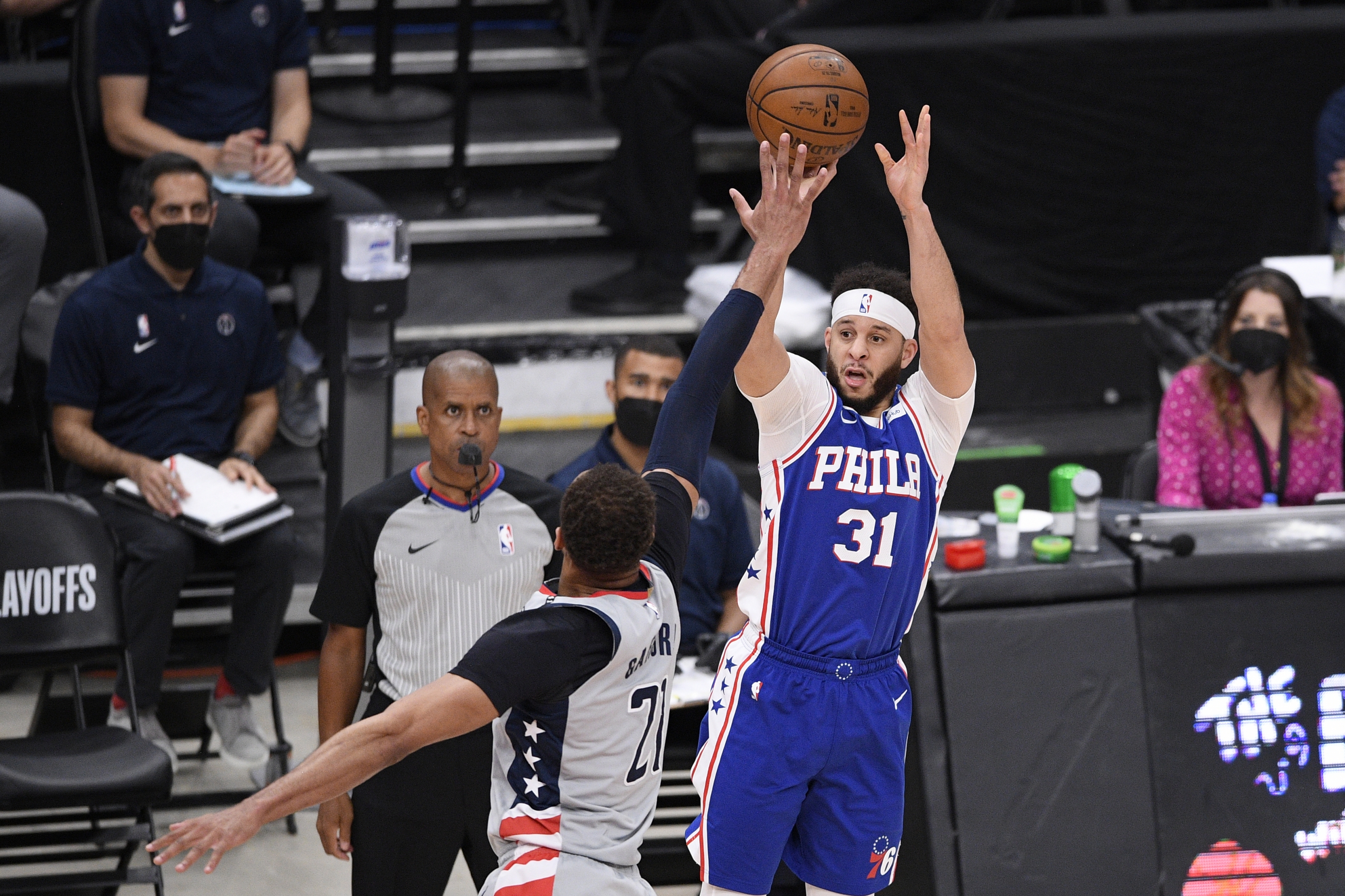 Wizards fall to 76ers 129-112, losing series in 5 | WTOP
