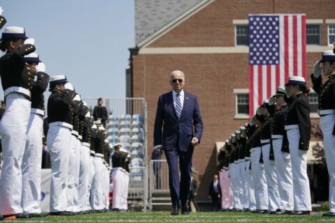 Biden celebrates Coast Guard, stresses role on world stage
