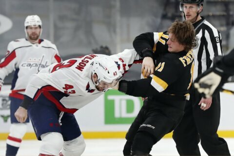 Capitals and Bruins have bad blood, friendly familiarity