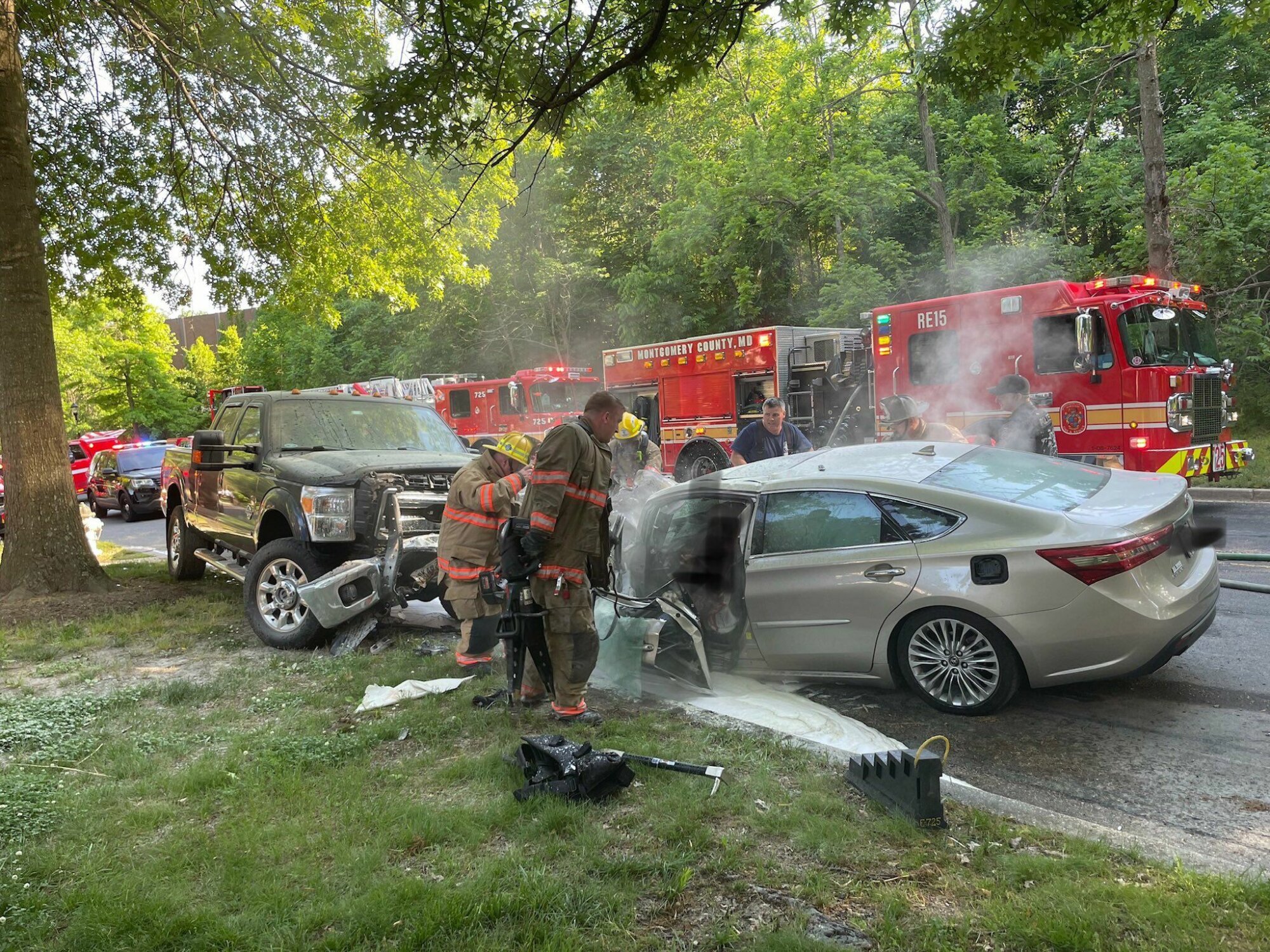 Teen Burned Severly By Car Accident
