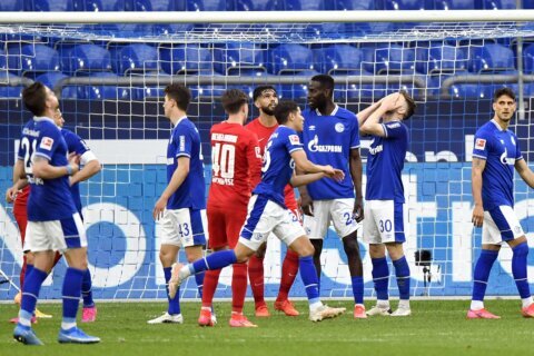 Shkodran Mustafi among 10 to leave relegated Schalke