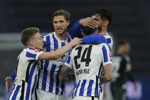 Hertha beats Freiburg to leave Bundesliga relegation zone