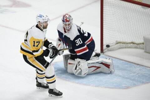 Penguins shut out Capitals 3-0 to reclaim 1st place in East