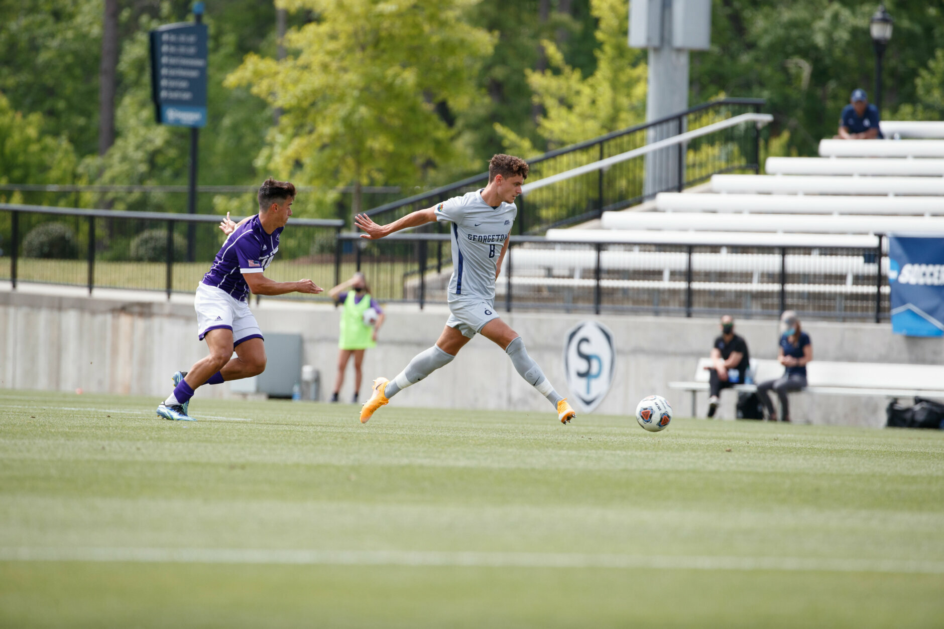 2021 May 02: Georgetown Hoyas soccer during a 2-0 win over High Point University.