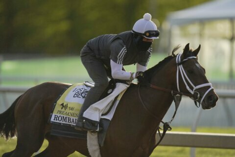 Underdog Rombauer wins the 146th running of the Preakness Stakes
