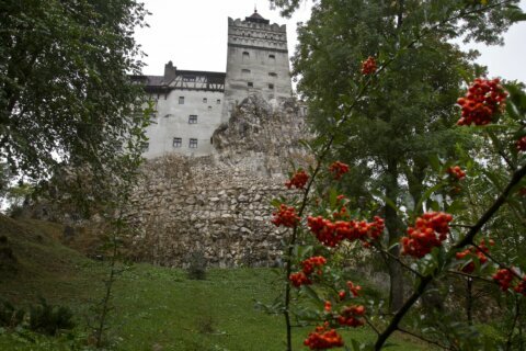 Dracula’s castle proves an ideal setting for COVID-19 jabs