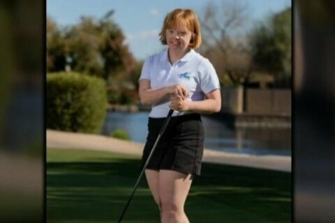 College golfer with Down syndrome makes history