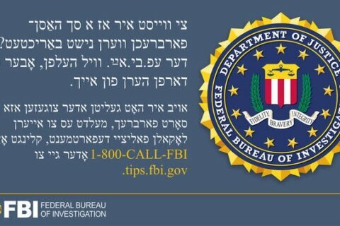 FBI tackling language barrier with posters in Yiddish and Hebrew