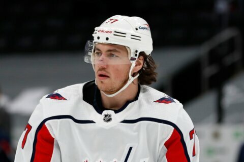 Capitals shuffle lineup again with T.J. Oshie added to NHL’s COVID-19 protocol