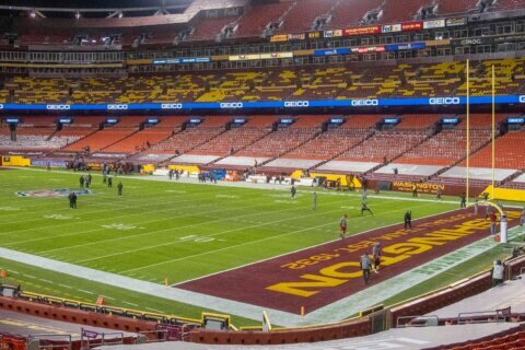 Rainwater at FedEx Field results in fans getting suite upgrade