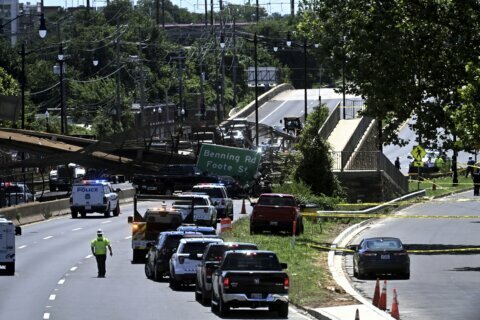 DC to demolish remainder of collapsed Lane Place pedestrian bridge