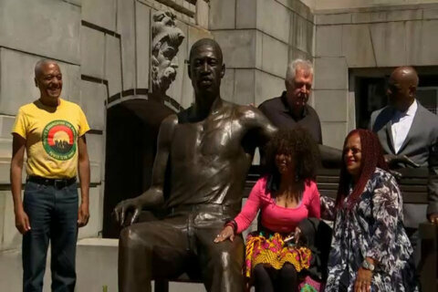 George Floyd statues unveiled as cities celebrate Juneteenth