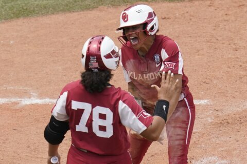 Oklahoma tops James Madison; rematch to decide WCWS finalist