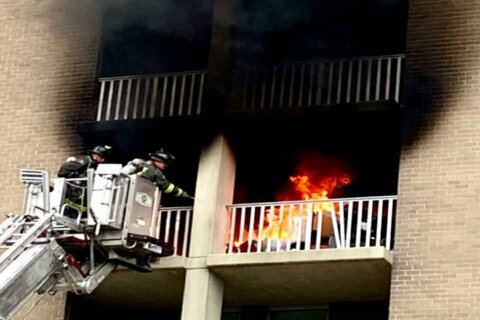 Illegal firework ignites blaze in DC apartment building
