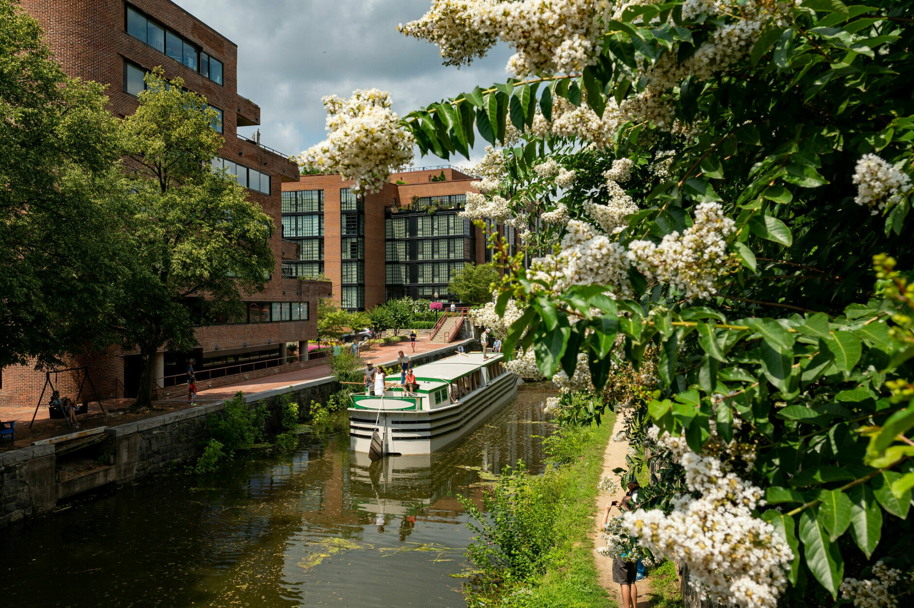 <p>Starting in the spring of 2022, the public will be able to step back in time by stepping onboard The Heritage and feel what it would have been like to travel in that era. The Heritage will hold more than 60 passengers and take them on a mule-pulled ride through the locks of the restored section of the canal.</p>
