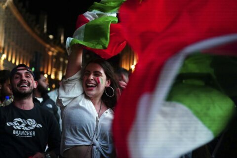 Italy erupts as Europe’s soccer champions come home to Rome
