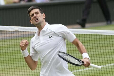 Novak Djokovic ties Roger Federer, Rafael Nadal with 20th Grand Slam title, beating Matteo Berrettini in Wimbledon final