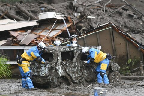 Japan’s leader pushes rescue after deadly mudslide hits town
