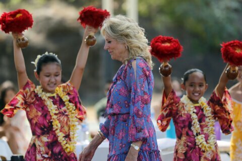 Jill Biden treated for puncture on foot after Hawaii visit