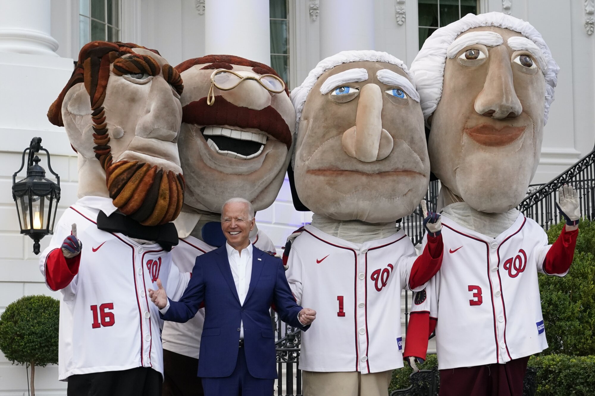 Washington Nationals mascot presidential race