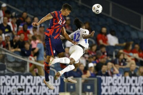 Dike scores twice as US routs Martinique 6-1 in Gold Cup