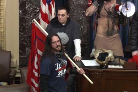 Capitol rioter who breached Senate gets 8 months for felony