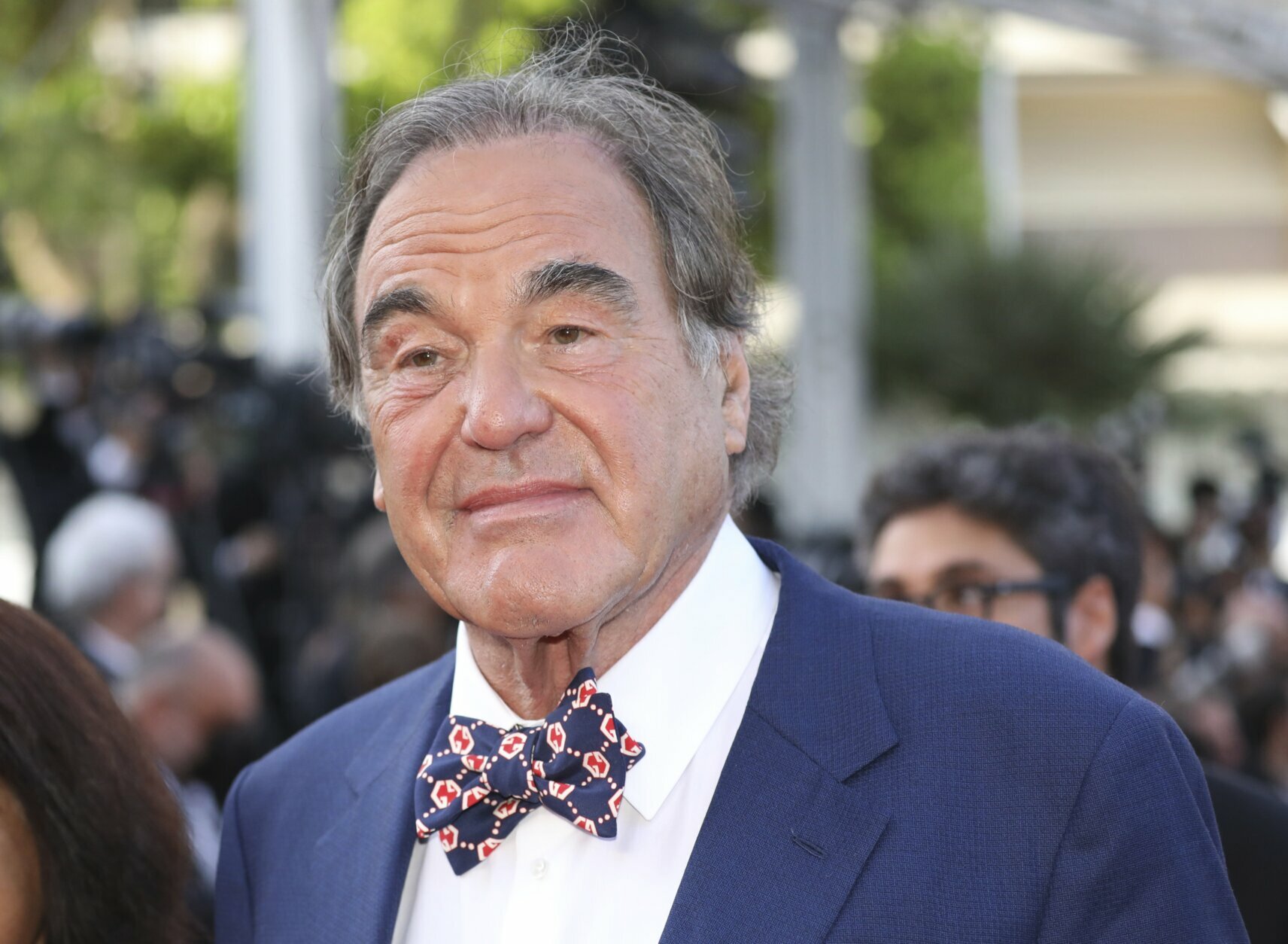 Cannes, France. 10th July, 2021. Director Oliver Stone and his