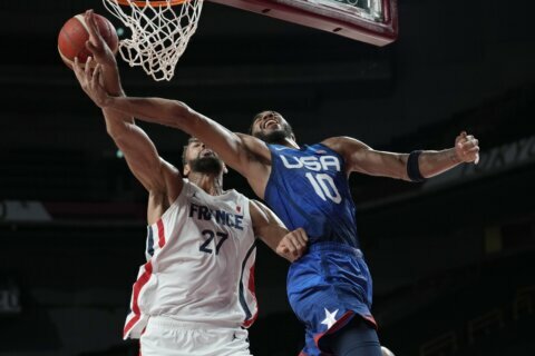 US men’s basketball loses to France, ending 25-game Olympic win streak